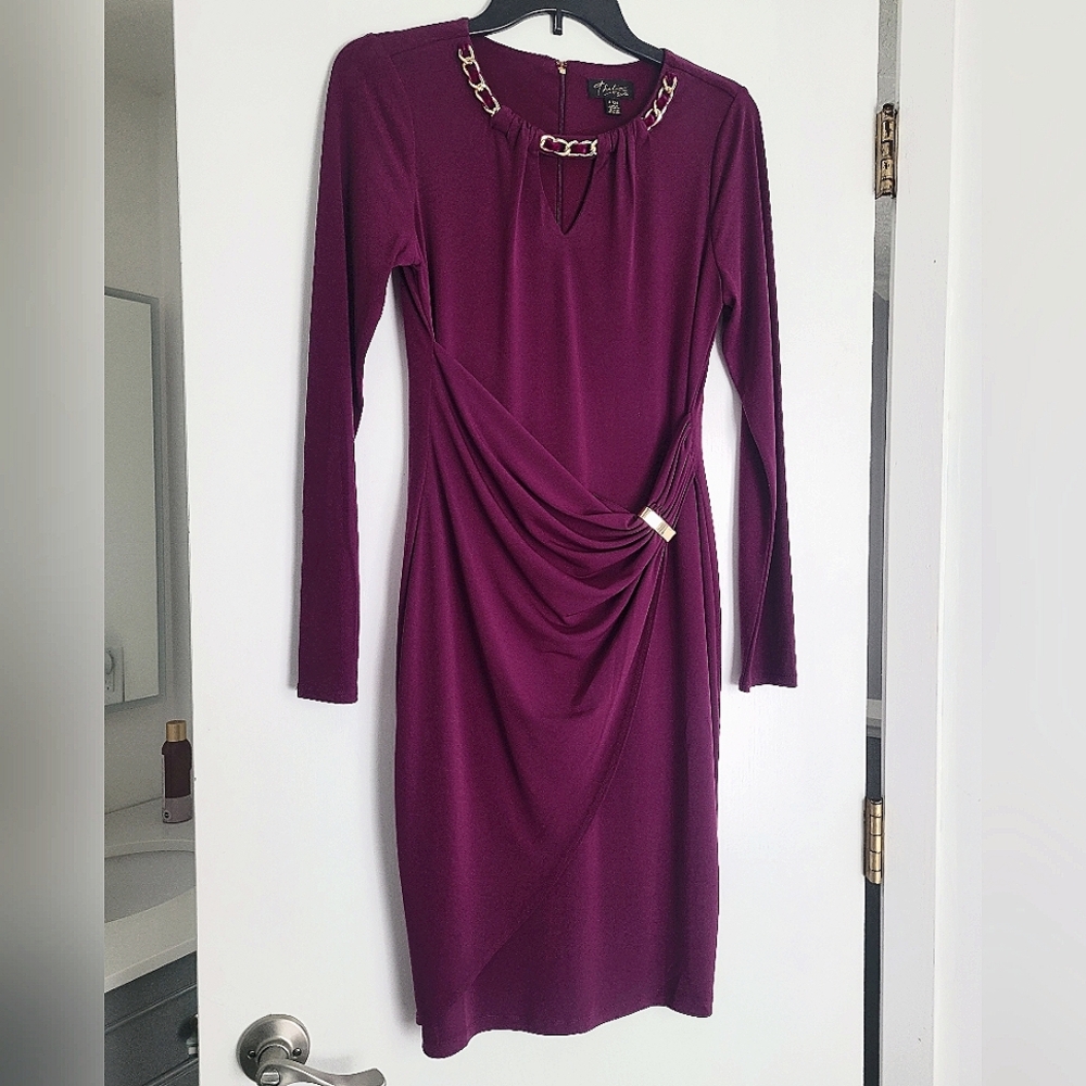 Thalia Sodi purple cocktail dress size S